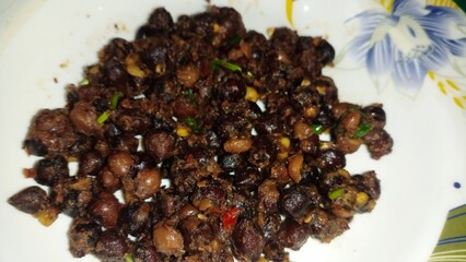 Home made dish spicy crunch for Ramadan 