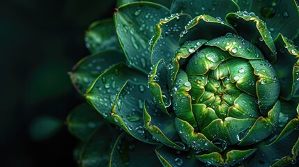 Fototapeta premium Greeting Card and Banner Design for Educational Purposes of National Artichoke Day Background