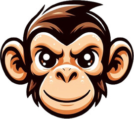 Monkey face icon