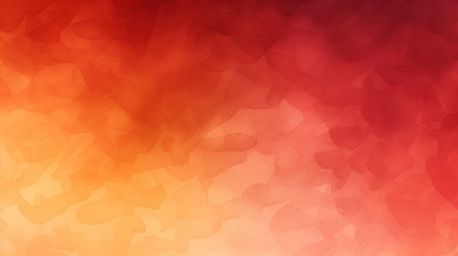 Abstract ombre watercolor background with Burnt orange, Crimson red, Deep burgundy