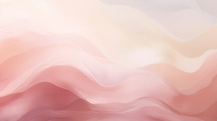 Abstract ombre watercolor background with Soft pink, Ivory, Rose gold