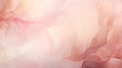 Abstract ombre watercolor background with Soft pink, Ivory, Rose gold
