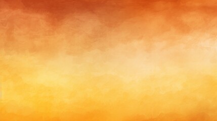 Abstract ombre watercolor background with Mustard yellow, Burnt orange, Deep terracotta