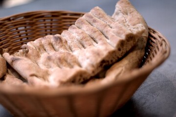 Bread made from wheat