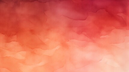 Obraz premium Abstract ombre watercolor background with Burnt orange, Crimson red, Deep burgundy