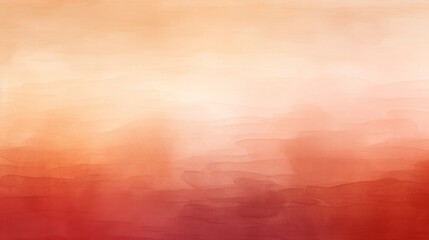 Abstract ombre watercolor background with Burnt orange, Crimson red, Deep burgundy - obrazy, fototapety, plakaty