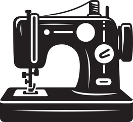 Sewing Machine Silhouettes EPS Sewing Machine Vector Sewing Machine Clipart	
