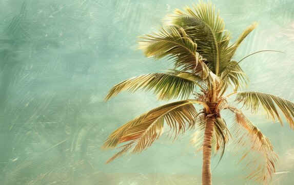 Swaying Palm Tree