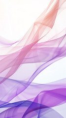 Floating and light fabric in shades of purple, pink and blue. Relaxing and delicate image background. Create an ad with elegance. Generative AIArte com IA