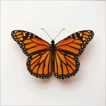Majestic Monarch Butterfly in Natural Elegance