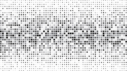 Silver dots halftone pattern background isolated on transparent background.