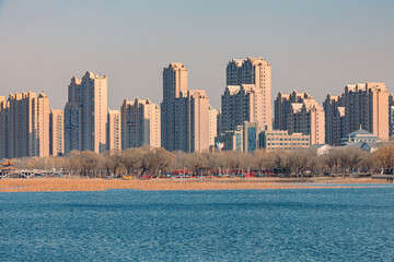 Fototapeta premium Urban Parks, Rivers, Bridges, Skylines