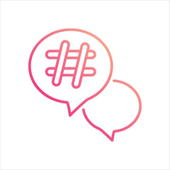 Hashtag icon