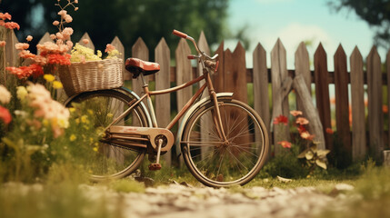 bicycle in the garden