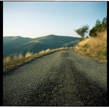 Ardeche mountains, France  