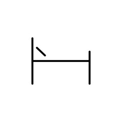 bed line icon