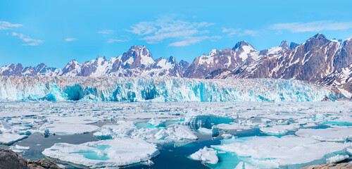 Knud Rasmussen Glacier near Kulusuk - Greenland, East Greenland