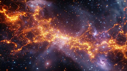 The Cosmic Web Gateway Deep in space - obrazy, fototapety, plakaty