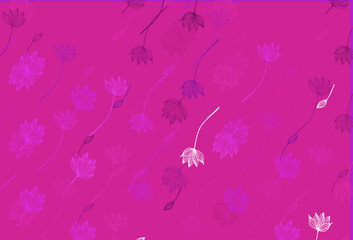 Fototapeta na wymiar Light Purple vector doodle texture.
