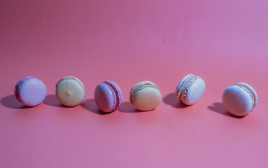 colorful macaroons  background - 757233311