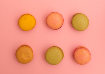 colorful macaroons  background - 757233357