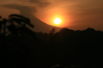 sunrise over the mountains