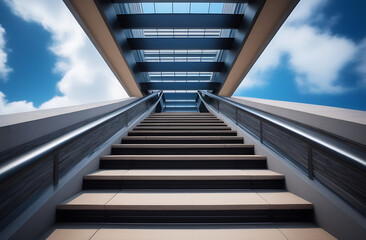 The building's stairway to the sky