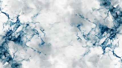 A white and blue marble textured background that beautifully captures the essence of natural elegance and fluidity. This abstract design texture combines the purity, AI Generative
