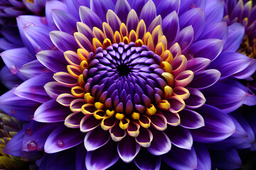 Obraz premium purple dahlia flower
