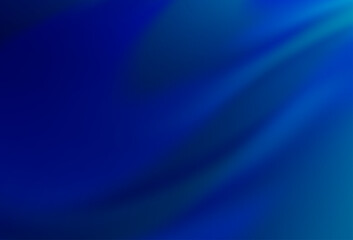 Dark BLUE vector blurred shine abstract background.