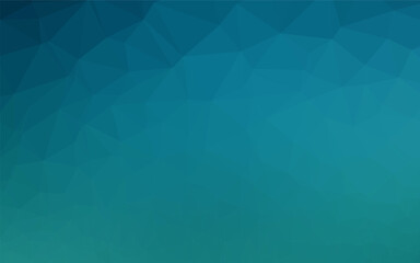 Light BLUE vector shining triangular template.