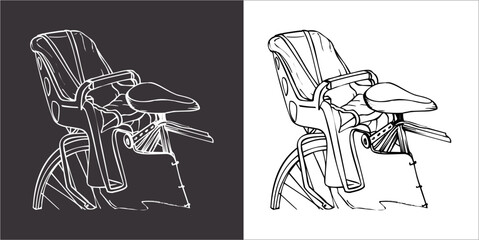 IIlustration Vector graphics of Cycling icon