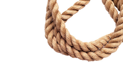 Climbing Rope on Transparent Background