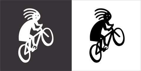 IIlustration Vector graphics of Cycling icon