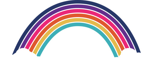 Rainbow Element , vector  Illustration