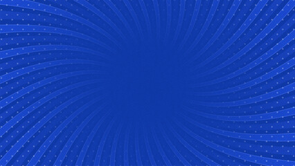 Blue Sun Rays Retro with Paper Texture Background. Abstract Burst Sun Rays Pattern Design. Vector Spiral Twist Illustration.
