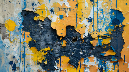 weathered abstract art background, generative ai