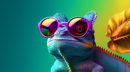 Colorful chameleon