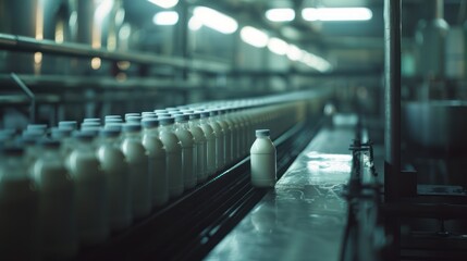 Dairy Supply Chain Logistics, milk processor, milk bottles, 