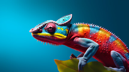 Colorful chameleon