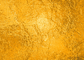 Gold vector texture for cover design, cards, flyers, poster, banner. Bronze paint. Golden backdrop. Vintage aged metallic texture.	