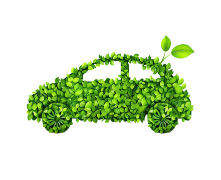eco friendly car. Generative ai