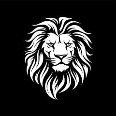 Lion | Minimalist and Simple Silhouette - Vector illustration