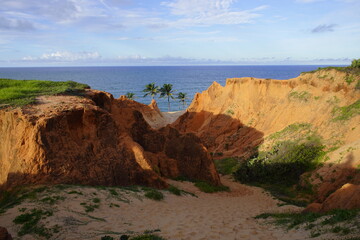 
Natural Monument of Beberibe, Labyrinth of the Cliffs of Morro Branco. Ceará, Brazil.

