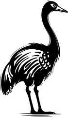 Obraz premium Dodo | Minimalist and Simple Silhouette - Vector illustration