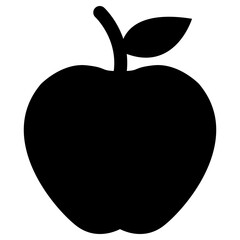 apple icon, simple vector design