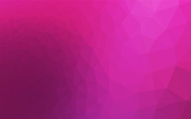 Light Pink vector abstract polygonal cover. - obrazy, fototapety, plakaty