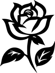 Flower - Minimalist and Flat Logo - Vector illustration