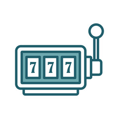 jackpot icon vector design template simple and clean