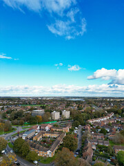 Sky and Clouds over Central Hemel Hempstead City of England Great Britain 